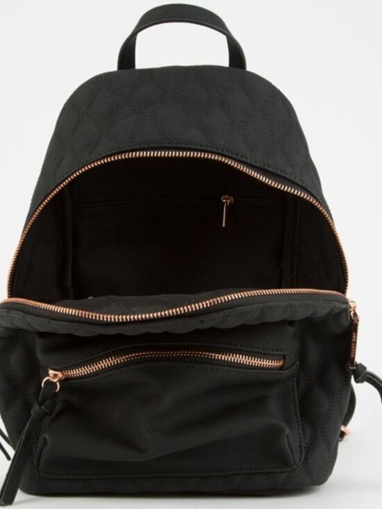 Violet Ray Quilted Mini Backpack main image 4